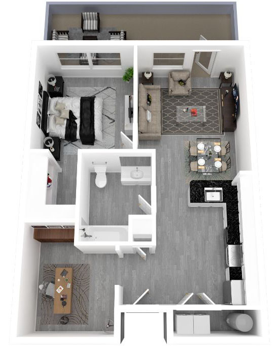 floorplan image for Unit 416