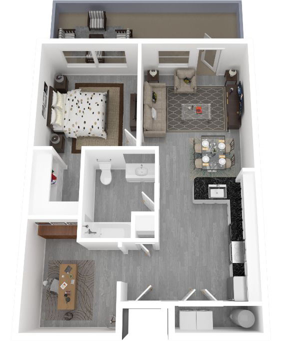 floorplan image for Unit 417
